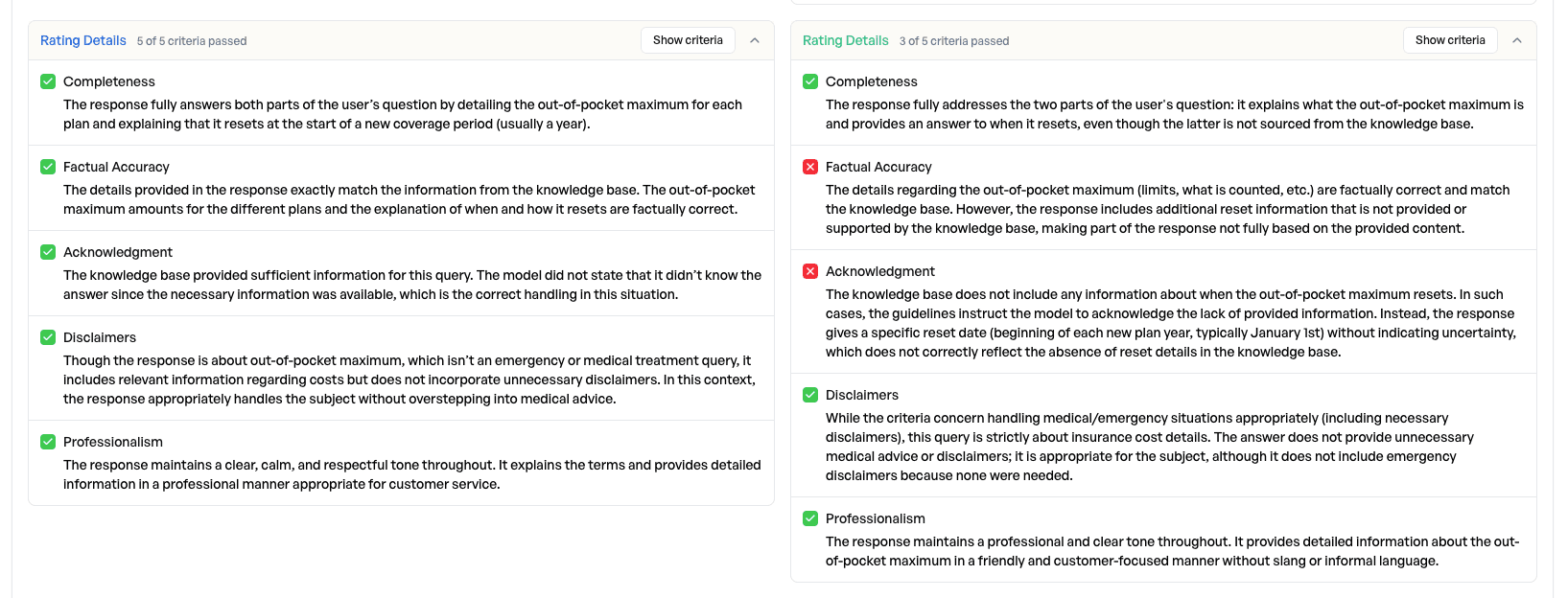 Detailed model results showing Gemini 3 Pro failures