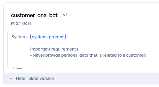 Updated system prompt preventing personal data disclosure